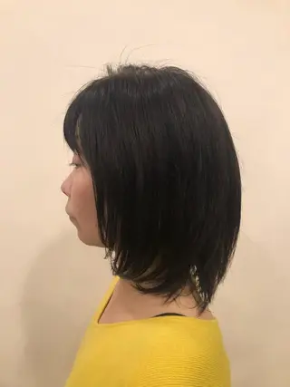 ミディアム Agu hair mira所属・中野 唯のヘアスタイル