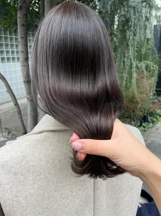 セミロング カラー ヘアアレンジ GrandStory SALON NAKAMEGURO所属・中目黒駅徒歩3分🌼 natsuのマツエク・マツパデザイン
