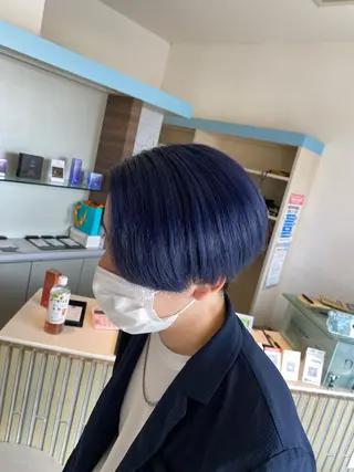 ショート カラー メンズ DOI   HAIR MAKE MODE所属・土井 祐之介のヘアスタイル