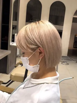 ショート カラー 高槻No.1🇰🇷 韓国ヘア　橋口陽太のヘアスタイル