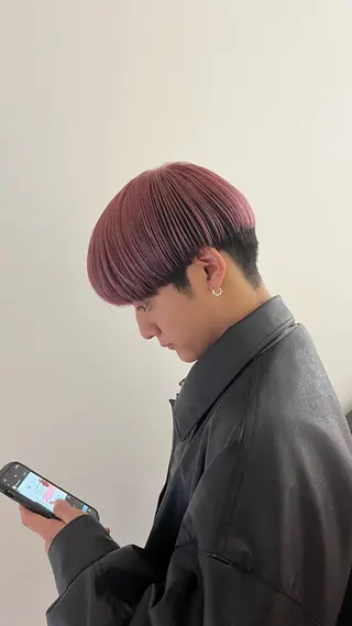 カラー メンズパーマ/ メッシュ📍ユリのヘアスタイル
