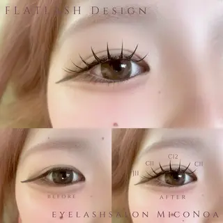 マツエク・マツパ MicoNoa所属・MicoNoa Asamiのマツエク・マツパデザイン