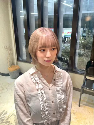 ショート 💖梅田レイヤー💖 副店長Tsubasaのヘアスタイル