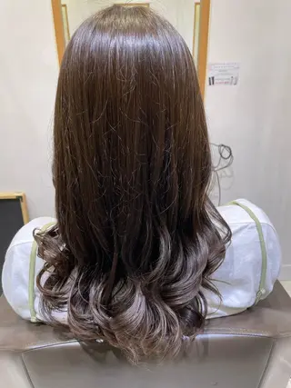 セミロング カラー 🌀ボブパーマ/ 咲良🌀のヘアスタイル