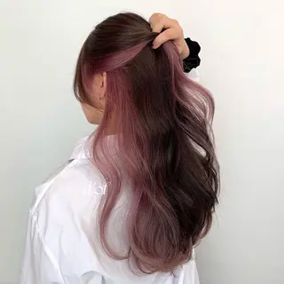 ロング カラー 菊池 梨麻のヘアスタイル