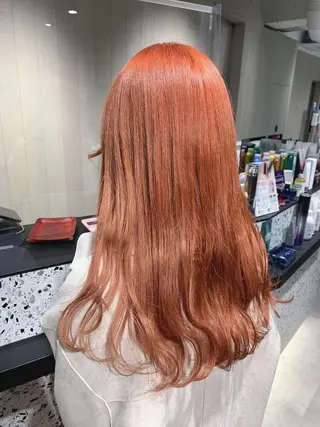 ロング カラー 🌿earth亀有店 【緑髪のノブ】🌿のヘアスタイル