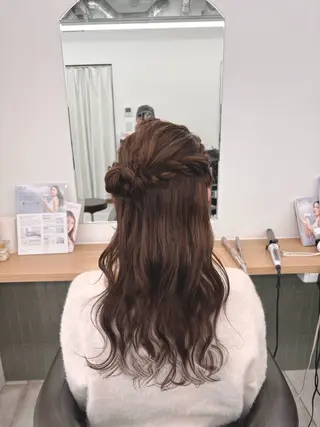 ヘアアレンジ ️透明感/アレンジ/ 🎀こゆき🎀のヘアスタイル