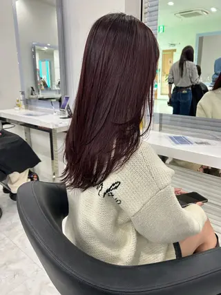 ロング カラー 韓国カット/ パーマ/KOTAのヘアスタイル