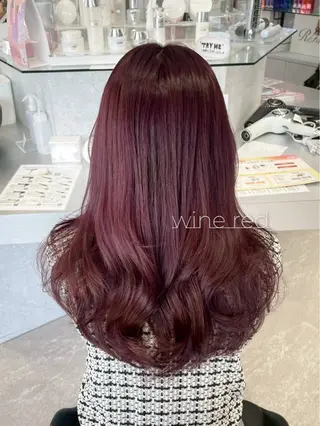 ロング ハイトーン/カラー /ウルフ/RENAのヘアスタイル