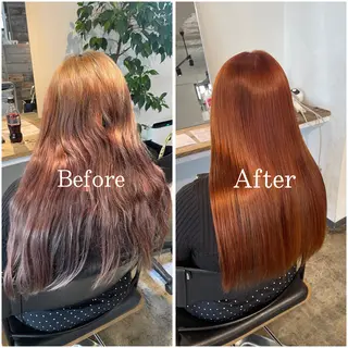 ロング カラー ムラ修正/ ハイトーン💖Riaのヘアスタイル