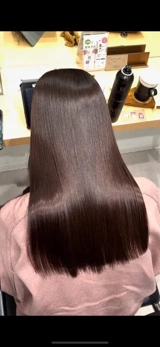 セミロング カラー 髪質改善ヘアケア 艶髪特化/上田のヘアスタイル
