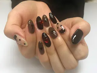 ショート カラー ネイル chéri sinagawaのネイルデザイン