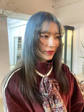 ロング カラー Then所属・mana/ハイトーン /ヘアアレンジ🎀のヘアスタイル