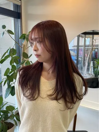 ロング 前川 瑞希のヘアスタイル