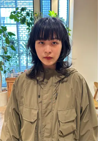 ミディアム tricca  ginza所属・ボブ・レイヤー ・パーマ【iri】のヘアスタイル