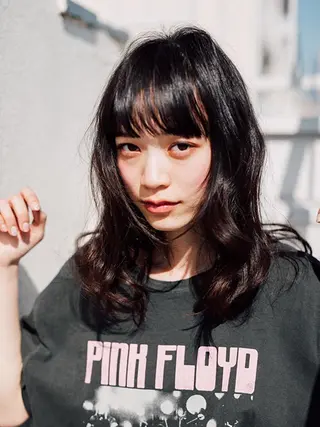 カラー benji所属・Hamatsu Misakiのヘアスタイル