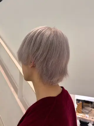 カラー メンズ 🎀韓国ボブ/ハイト ーン/まりん🎀のヘアスタイル