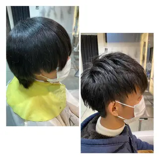 ミディアム メンズ 柳澤 和也のヘアスタイル