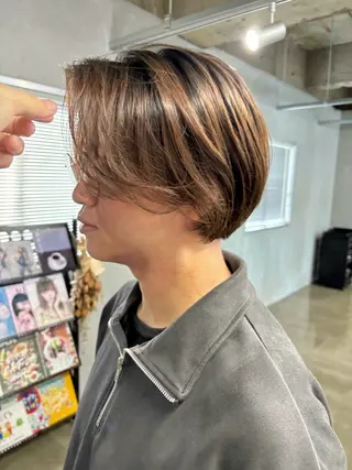 ショート カラー パーマ メンズ メンズ/ダブルカラー /パーマ/来栖慧💈のヘアスタイル