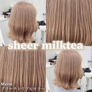 ミディアム カラー パーマ ヘアアレンジ メンズ キッズ ネイル マツエク・マツパ アイブロウ 💕トレンドうる艶髪 💕TUNE銀座のヘアスタイル