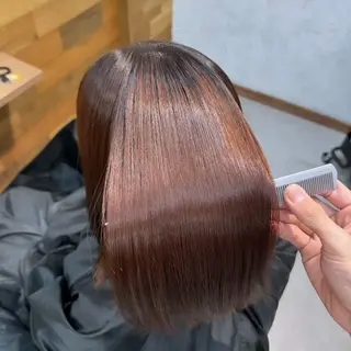 ミディアム LUAU 尼崎/ ISOBEのヘアスタイル