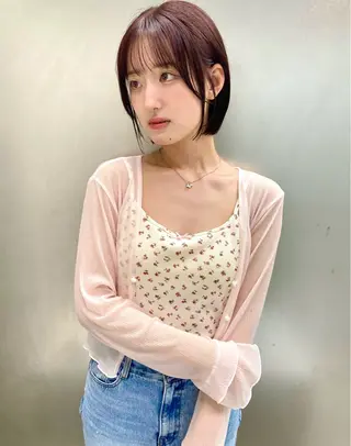 ショート 韓国/レイヤー/艶髪 ルキアのヘアスタイル