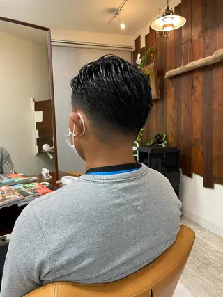 ショート メンズ 【髪質改善】タケウチ 【手で乾かすだけ】のヘアスタイル