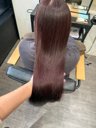 ロング カラー 艶髪レイヤー上田 紗也🇰🇷💗のヘアスタイル