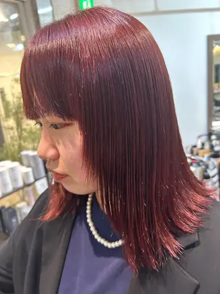 セミロング カラー 🦋sana🦋 似合わせカット✁のヘアスタイル