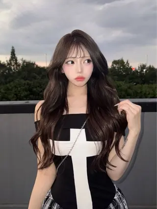 ロング カラー 韓国ヘア🇰🇷 RYOTAのヘアスタイル