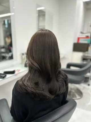 セミロング カラー ❄最強かわいいカラー ❄️MINA❄️のヘアスタイル