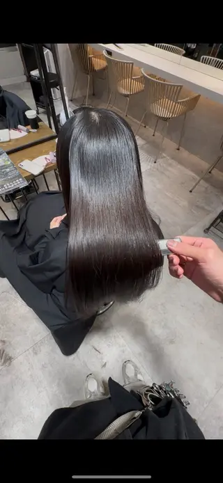 ロング パーマ Lond rouge所属・💚銀座/ボブ /縮毛矯正/芦川💚のヘアスタイル