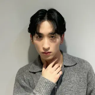 ショート パーマ メンズ 韓国ヘア/ニュアンス パーマ　kaitoのヘアスタイル
