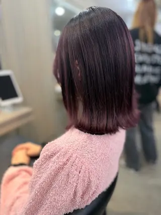 ミディアム カラー 中嶋 【ナカジマ】のヘアスタイル