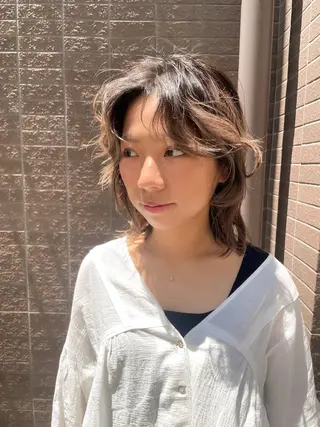 ミディアム カラー 関 京磨のヘアスタイル