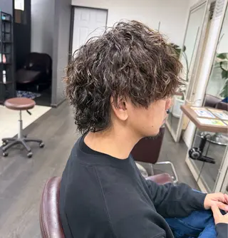 ショート パーマ メンズ 湘南メンズパーマ / タカシマダイスケのヘアスタイル