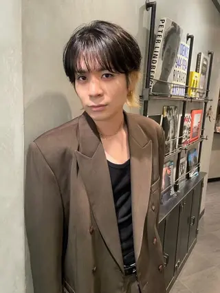 ミディアム メンズ 優作 〜圧倒的信頼〜のヘアスタイル