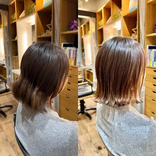 ミディアム afloatkobe所属・美髪/髪質改善 川口凌弥のヘアスタイル