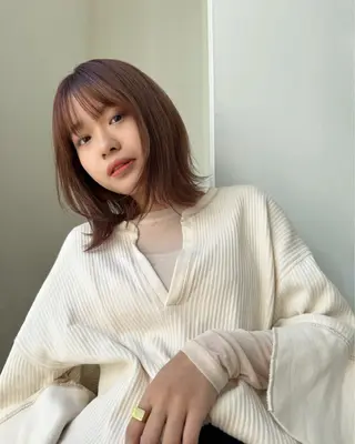 ショート 暖色カラー/似合わせ カット/名古屋/辻のヘアスタイル