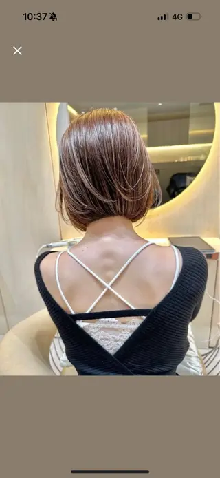 ショート カラー レイヤーカット/髪質 改善/矯正🤍吉田のヘアスタイル