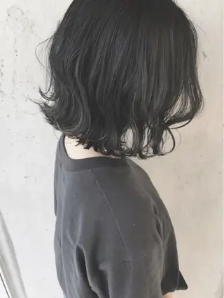 ショート カラー パーマ ヘアアレンジ ナツメダ ダイキのヘアスタイル