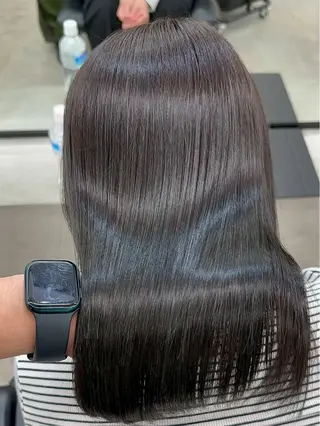 セミロング カラーモデル募集 ✨🤍モモハ🤍✨のヘアスタイル