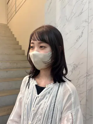 ミディアム miu /透明感カラーのヘアスタイル