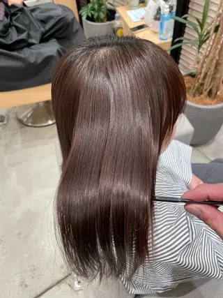 セミロング 髪質改善＆美髪矯正 専門美容師:植原瑞樹のヘアスタイル