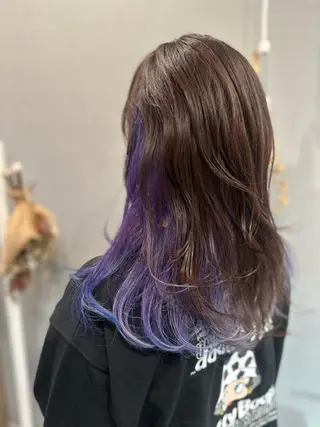 ロング カラー K Harukaのヘアスタイル