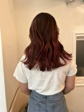 ロング 原 瑞希のヘアスタイル