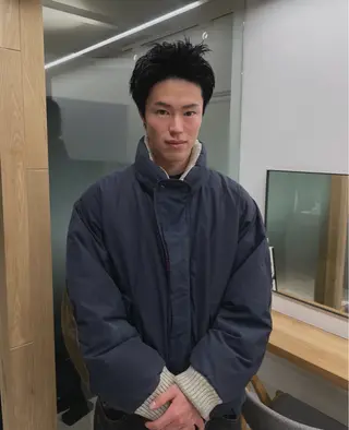 ショート カラー ケアパーマ/ケアブリ ーチdaisukeのヘアスタイル