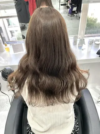 セミロング 💍大人デザイン /ハイトーン♡リクトのヘアスタイル