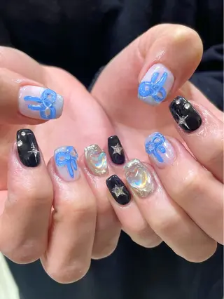 ネイル 【 ﾈｲﾘｽﾄ&ｱｲ ﾘｽﾄ】キヨカのネイルデザイン