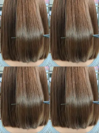 セミロング パーマ メンズパーマ/顔周り レイヤー店長えのもとのヘアスタイル